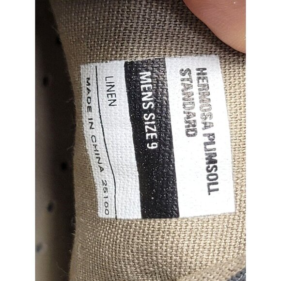 SeaVees Hermosa Plimsoll Men's Canvas Sneakers Size 9 Gray Casual Fashionable - Picture 9 of 9